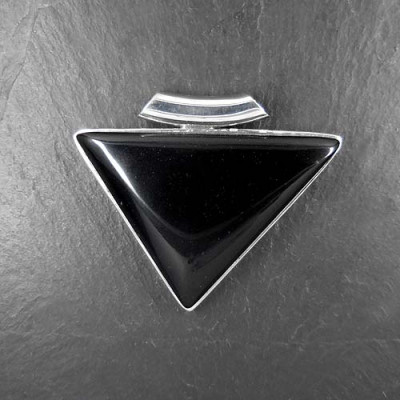 Onyx Anhänger Dreieck (S9)
